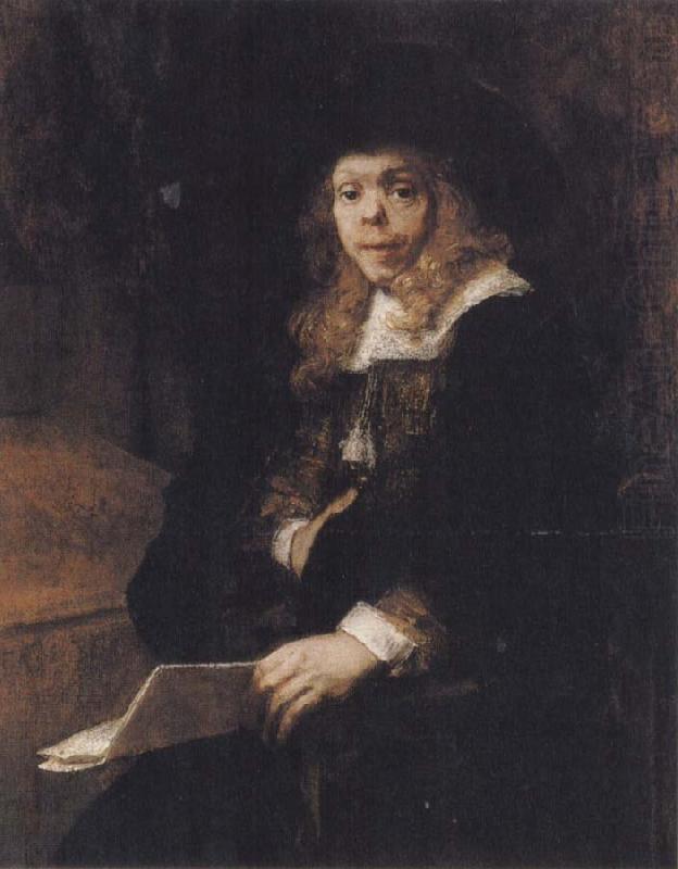 REMBRANDT Harmenszoon van Rijn Portrait of Gerard de Lairesse china oil painting image